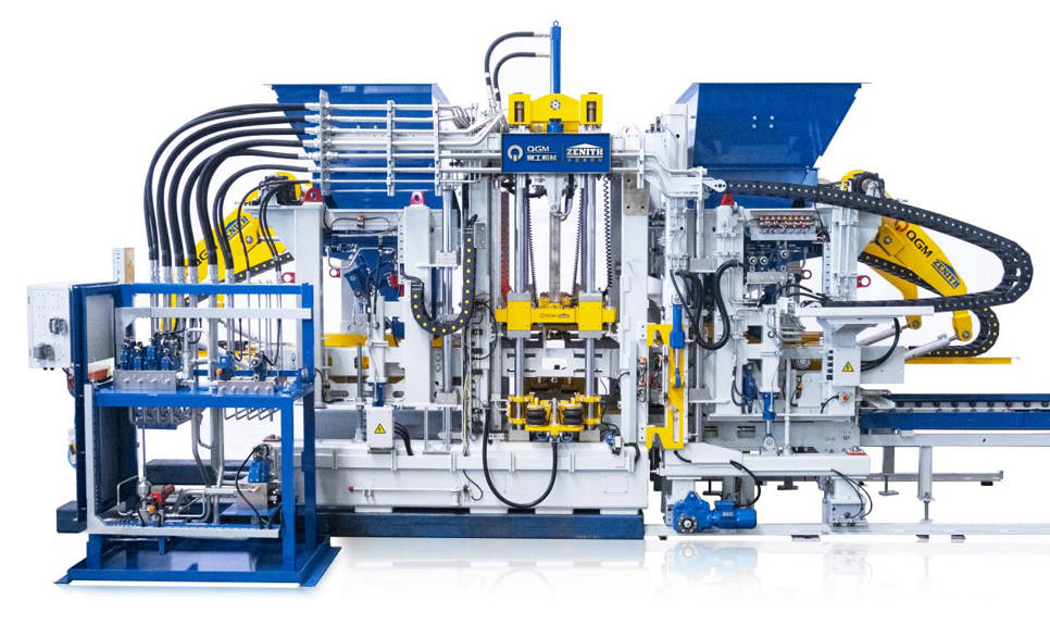 Avanceret murstensmaskine til højtydende betonblokke